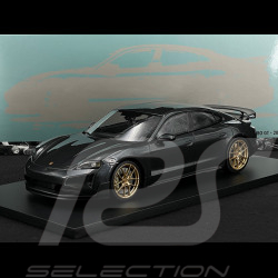 Porsche Taycan Turbo GT 2024 Metallicgrau 1/18 Minichamps 117069401