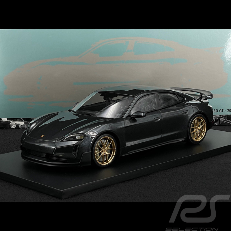 Porsche Taycan Turbo GT 2024 Metallic Grey 1/18 Minichamps 117069401