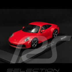 Porsche 911 Carrera Coupe Typ 992.2 2024 Indischrot 1/18 Minichamps 155064020