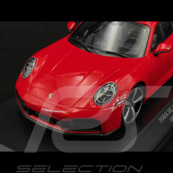Porsche 911 Carrera Coupe Type 992.2 2024 Rouge Indien 1/18 Minichamps 155064020