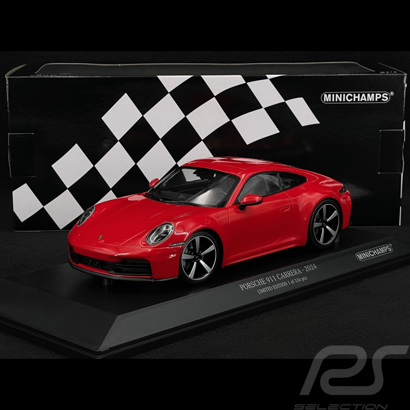 Porsche 911 Carrera Coupe Type 992.2 2024 Indian Red 1/18 Minichamps 155064020