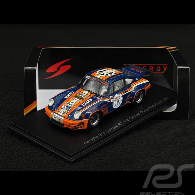 Porsche 911 Carrera RS 3.0 Nr.33 Tour de Corse Historique 2024 1/43 Spark SP649