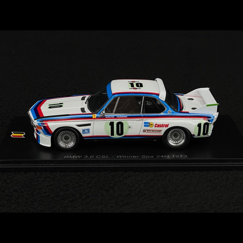 BMW 3.0 CSL No.10 Winner 24h Spa 1973 1/43 Spark 43SPA1973