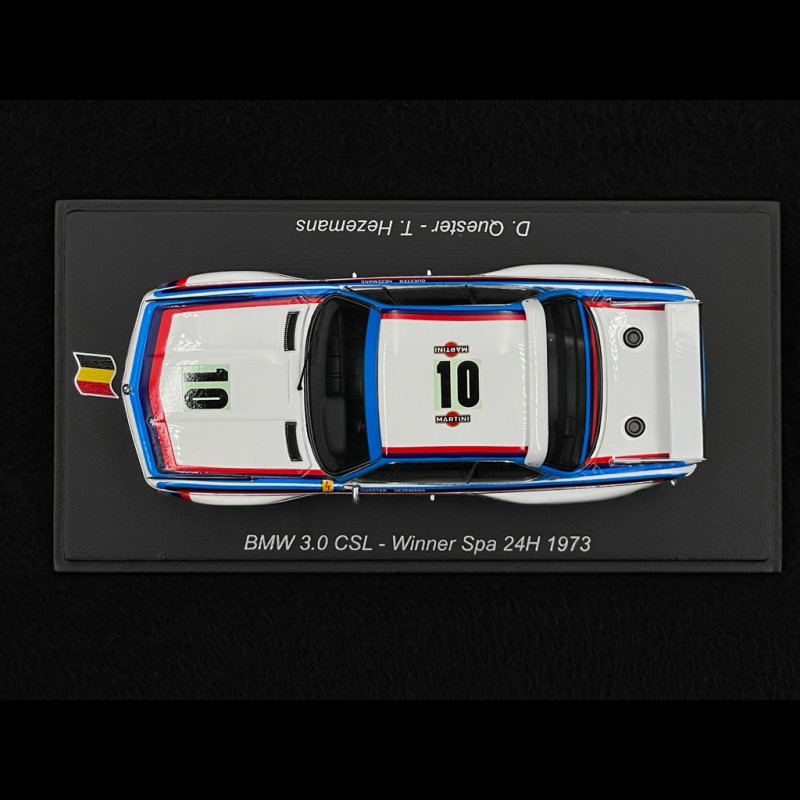 BMW 3.0 CSL No.10 Winner 24h Spa 1973 1/43 Spark 43SPA1973
