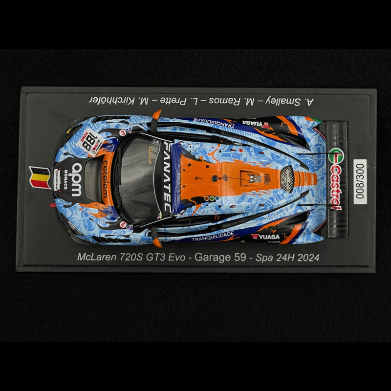 McLaren 720S GT3 Evo No.188 24h Spa 2024 1/43 Spark SB814