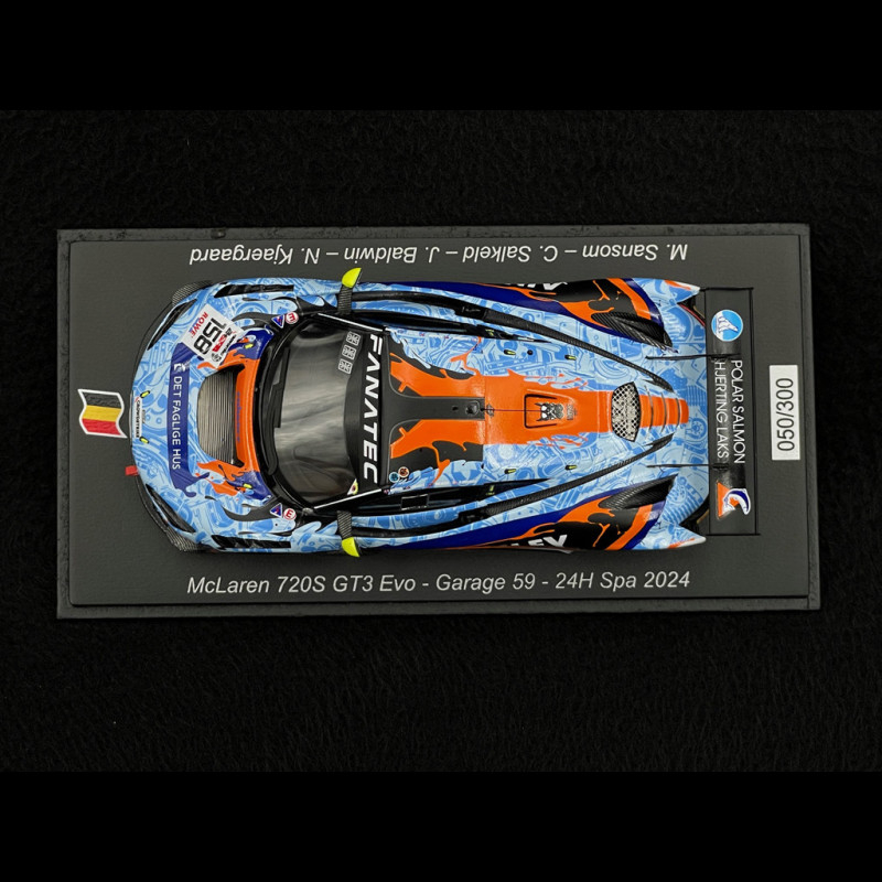 McLaren 720S GT3 Evo No.158 24h Spa 2024 1/43 Spark SB813
