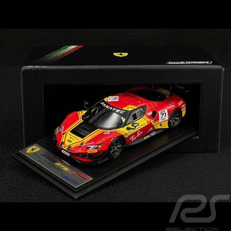 Ferrari 296 GT3 No.71 24h Spa 2024 Red 1/43 Looksmart LSRC193