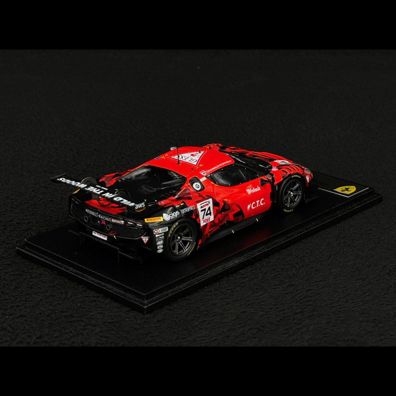 Miniature Looksmart Ferrari 296 GT3 #8 – Spa 2024, Pilotes Rosi/Shiro/Fumanelli