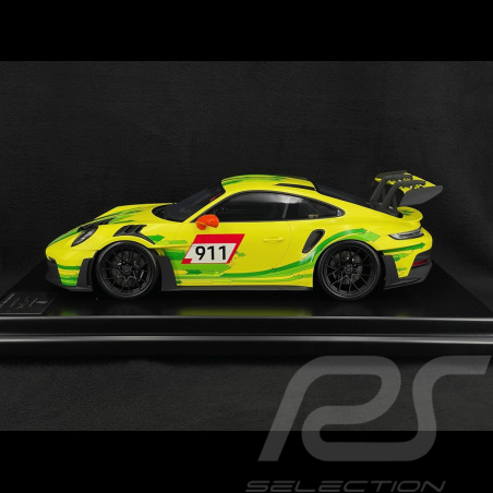 Porsche 911 GT3 RS Type 992 2024 Yellow / Green Grello 1/12 Spark WAP0232800SGT3