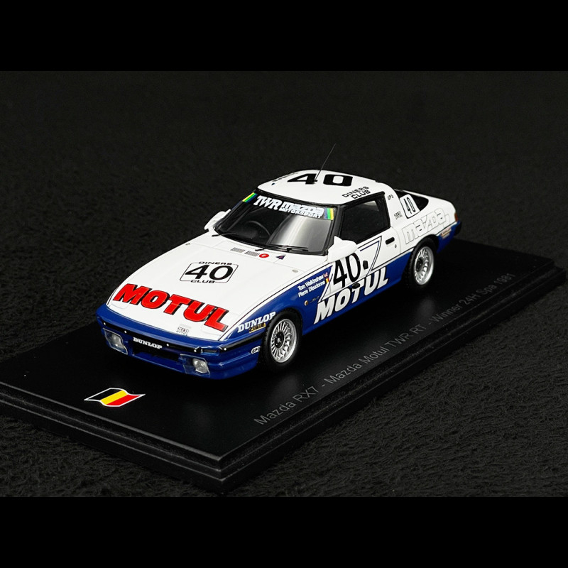 Mazda RX‑7 No.40 Winner 24h Spa 1981 1/43 Spark 43SPA1981