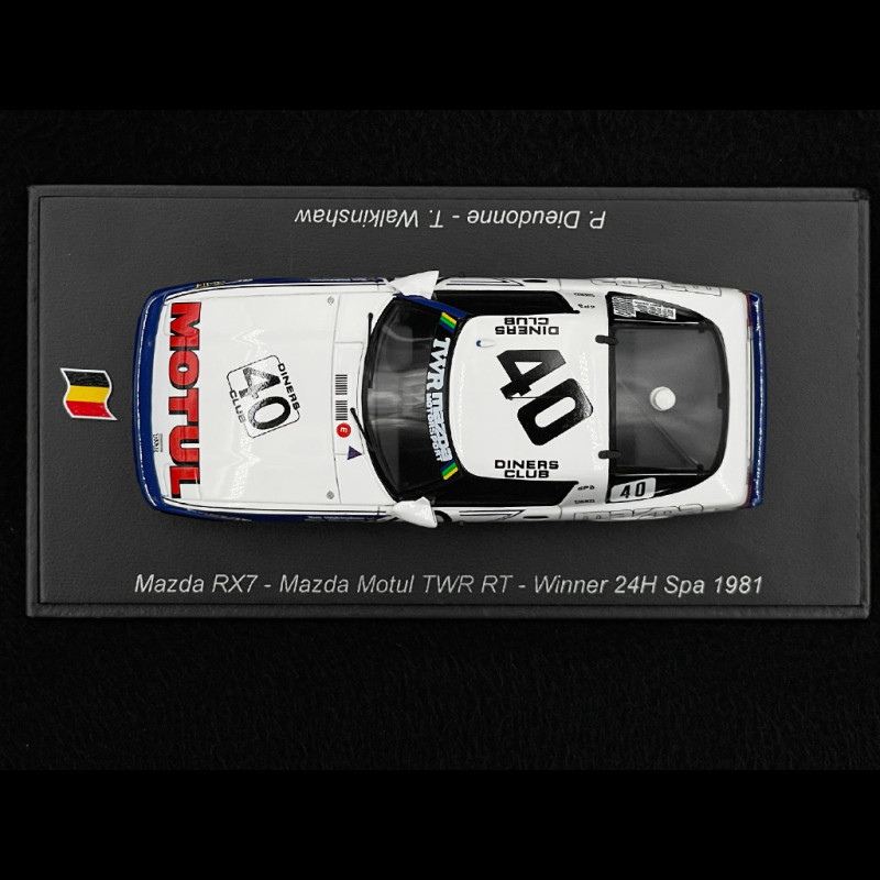 Mazda RX‑7 No.40 Winner 24h Spa 1981 1/43 Spark 43SPA1981