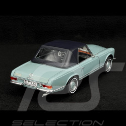 Mercedes-Benz 280 SL Pagoda W113 1968 Silver Green 1/18 Schuco 450060000