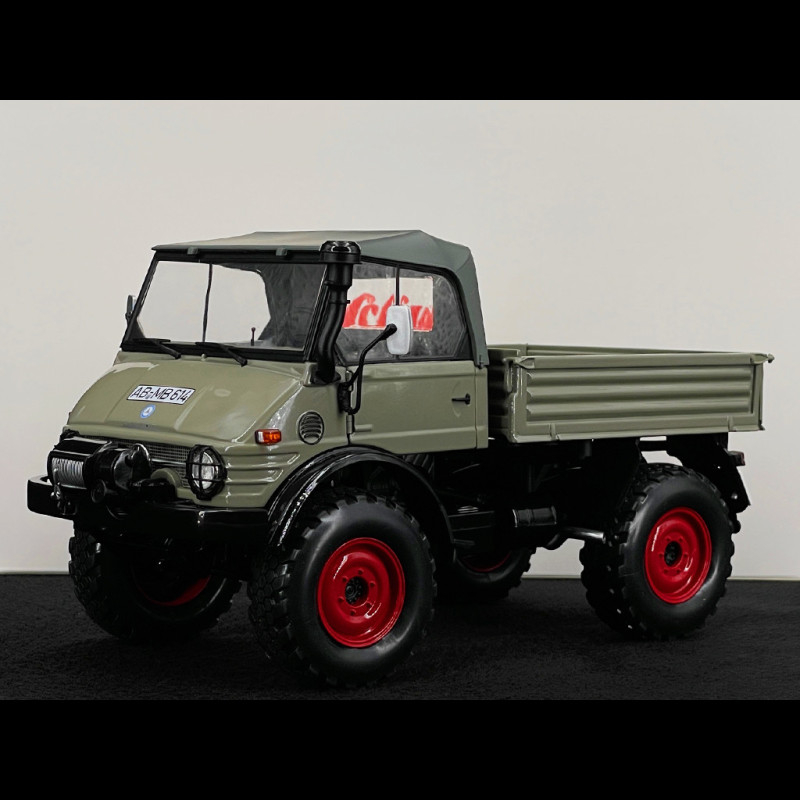 Mercedes-Benz Unimog U406 Truck 1966 Light Brown 1/18 Schuco 450061400