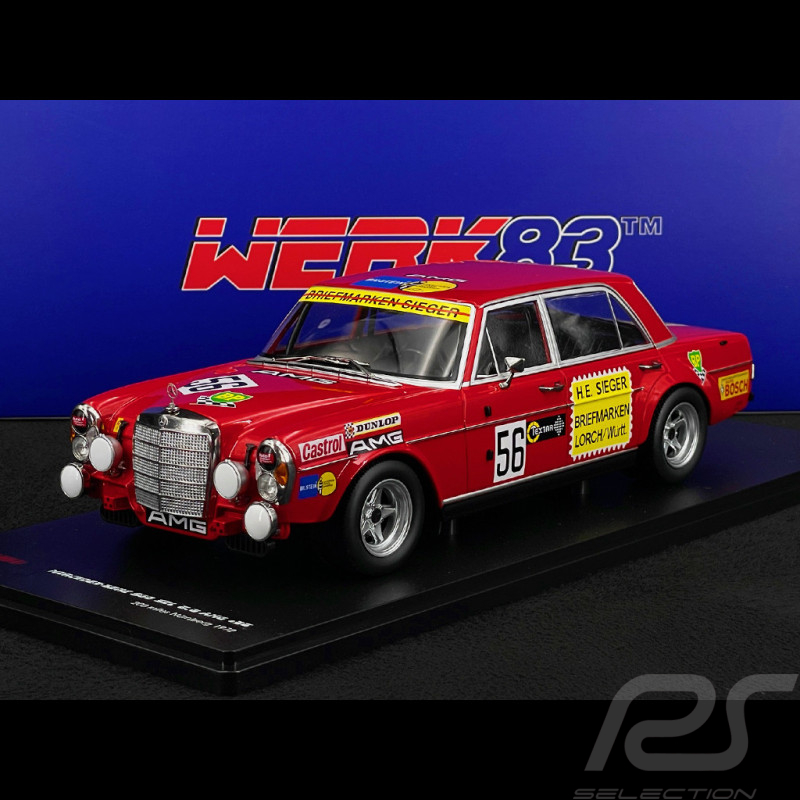 Mercedes-Benz 300 SL 6.8 AMG N °56 Pole position 200 milles Nuremberg 1972 1/18 Werk83 W18030005