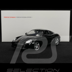 Porsche Cayman S Design Typ 987 2008 Schwarz 1/18 Welly MAP02103024