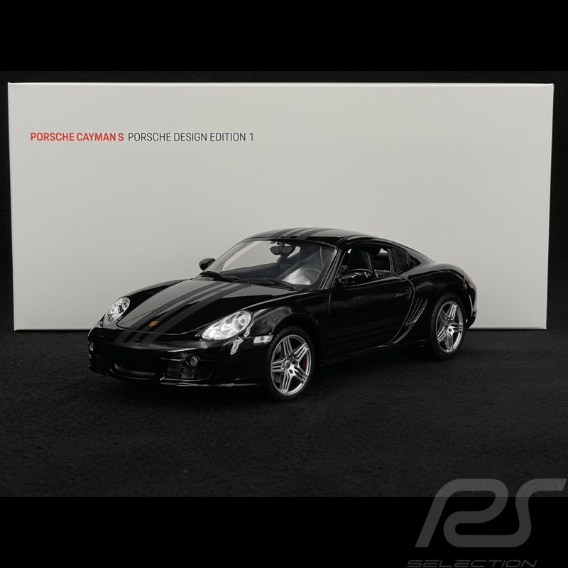 Porsche Cayman S Design Typ 987 2008 Schwarz 1/18 Welly MAP02103024