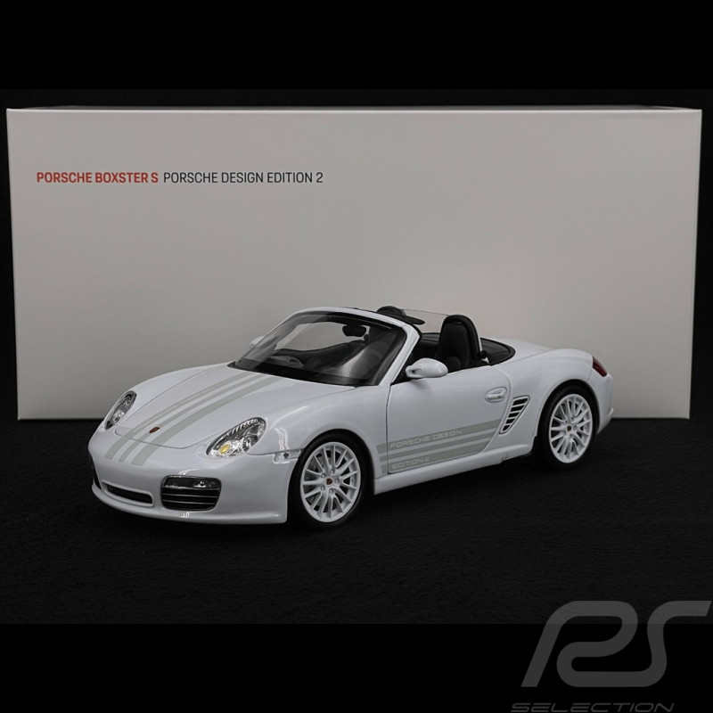 Porsche Boxster S Spider 2008 White 1/18 Welly Map02170224