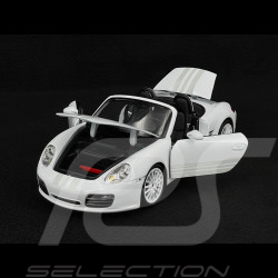 Porsche Boxster S Spider 2008 White 1/18 Welly Map02170224