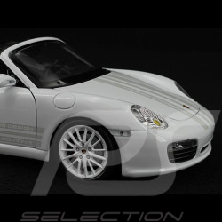 Porsche Boxster S Spider 2008 Weiß 1/18 Welly Map02170224