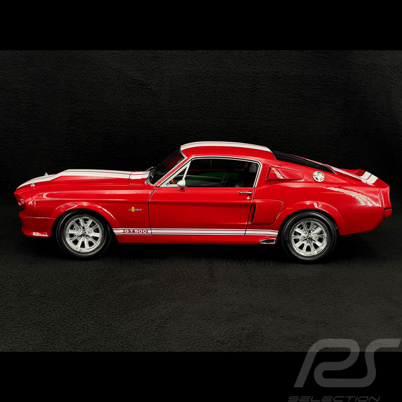 Ford Mustang Shelby GT500 Eleanor Coupé 1967 Rot / Weiß 1/12 KK-Scale KKDC120173