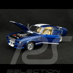 Ford Mustang Shelby GT500 Eleanor Coupe 1967 Blue / White 1/12 KK-Scale KKDC120174