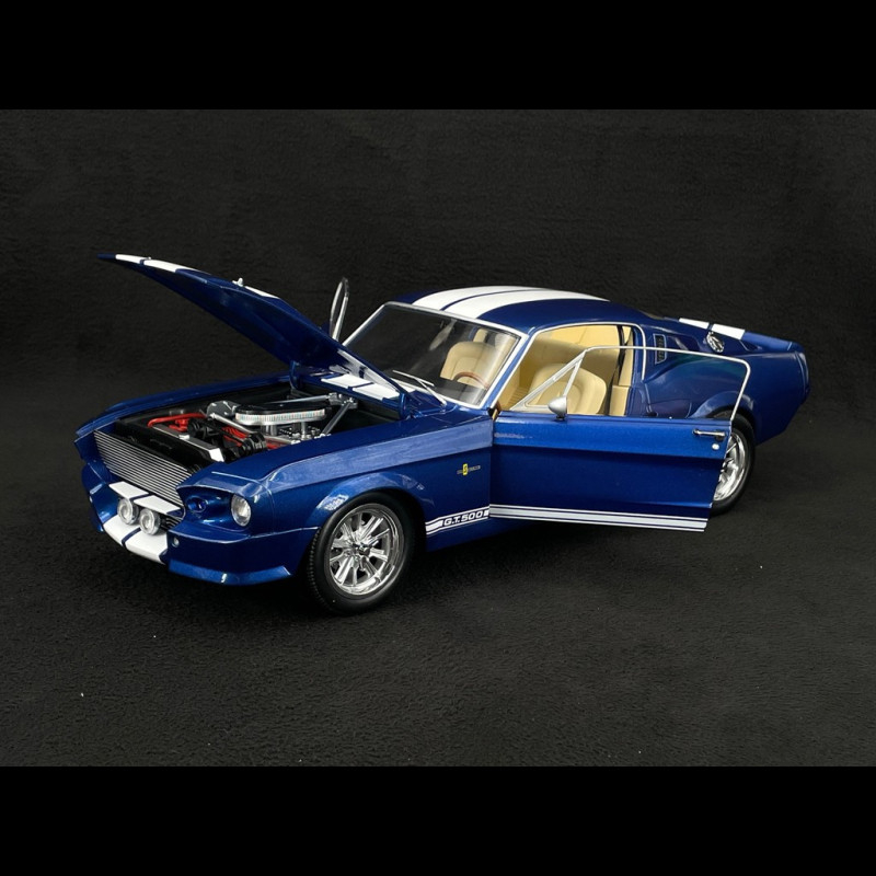 KK-Scale 1:12 Ford Mustango Shelby GT500 Año De Construcción 1967 Azul Metalico Blanco Kkdc120174