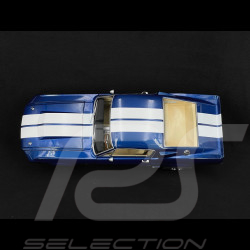 Ford Mustang Shelby GT500 Eleanor Coupé 1967 Bleu / Blanc 1/12 KK-Scale KKDC120174