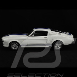 Ford Mustang Shelby GT500 Eleanor Coupé 1967 Weiß / Blau 1/12 KK-Scale KKDC120172