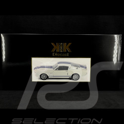 Ford Mustang Shelby GT500 Eleanor Coupé 1967 Weiß / Blau 1/12 KK-Scale KKDC120172
