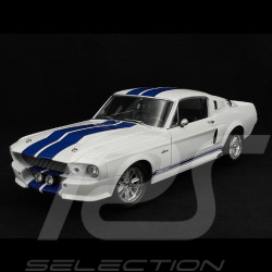 Ford Mustang Shelby GT500 Eleanor Coupe 1967 White / Blue 1/12 KK-Scale KKDC120172