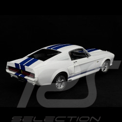Ford Mustang Shelby GT500 Eleanor Coupé 1967 Weiß / Blau 1/12 KK-Scale KKDC120172