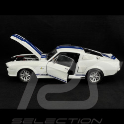 Ford Mustang Shelby GT500 Eleanor Coupe 1967 White / Blue 1/12 KK-Scale KKDC120172
