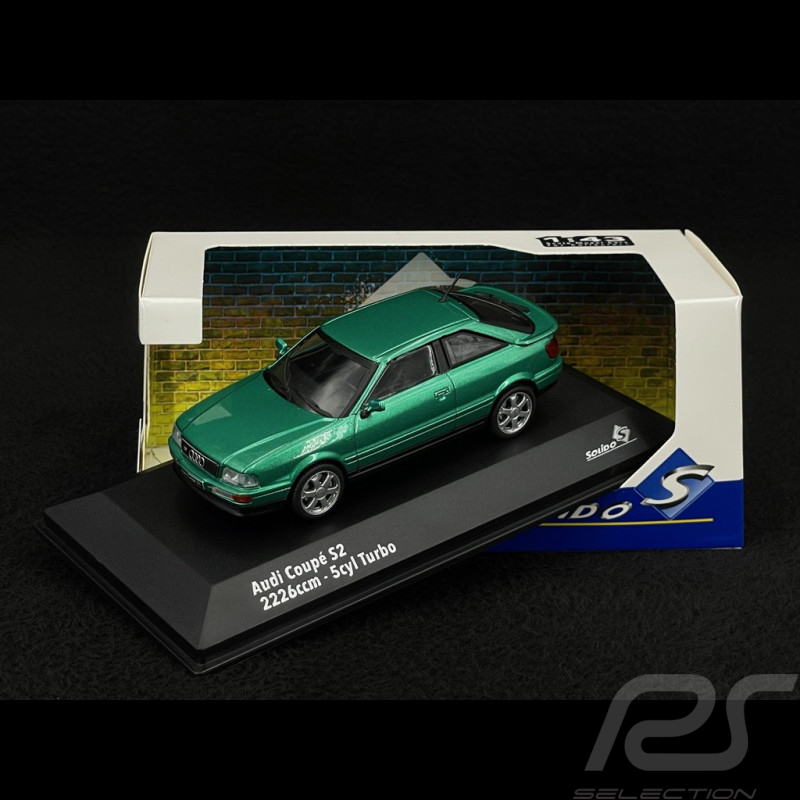 Audi S2 Coupé 1994 Cricket Grün 1/43 Solido S4312209