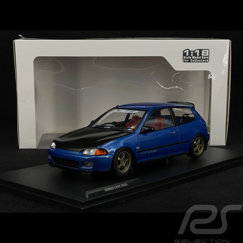 Honda Civic Solido Works 1991 Pearl Blue 1/18 Solido S1810406
