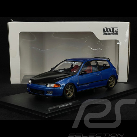 Honda Civic Solido Works 1991 Pearl Blue 1/18 Solido S1810406