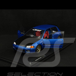 Honda Civic Solido Works 1991 Pearl Blue 1/18 Solido S1810406