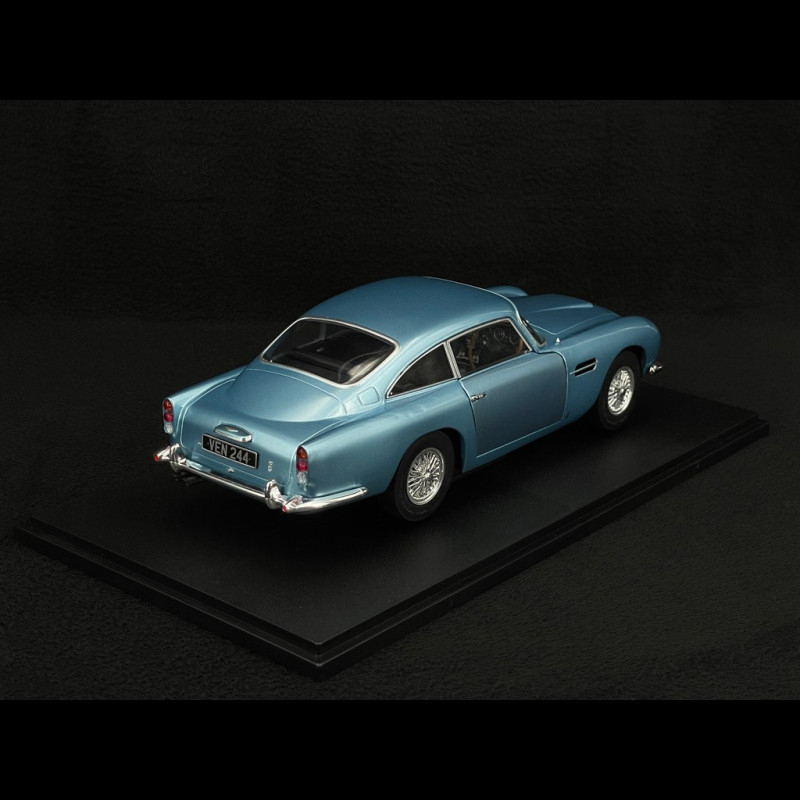 Voiture Miniature Aston Martin DB5 1964 Bleue Métallisé - Solido 1:18, Neuve - Réf. S1807104