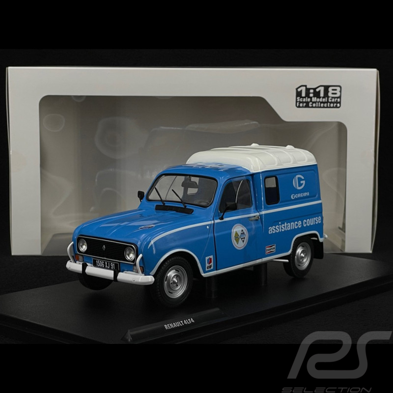 Renault 4L F4 Gordini Service 1976 Blau 1/18 Solido S1802209