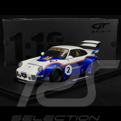 Porsche 911 RWB x Liberty Walk Type 993 2023 Blue / White 1/18 GT Spirit GT530