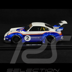 Porsche 911 RWB x Liberty Walk Type 993 2023 Blue / White 1/18 GT Spirit GT530
