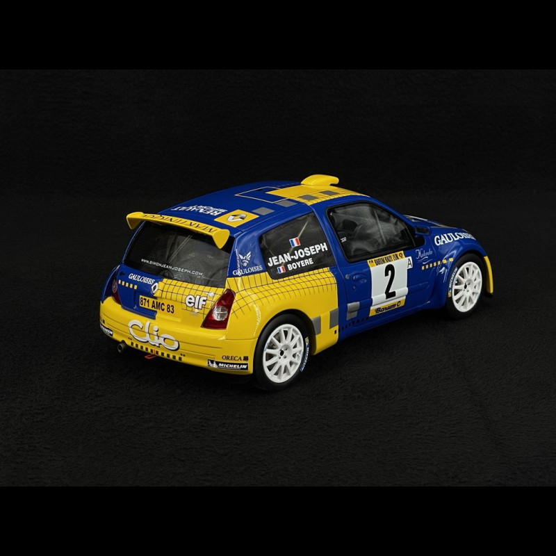 Modèle Réduit Renault Clio S1600 Barum Rallye 2004 (Jean-Joseph) à L'échelle 1:18 - Marque Ottomobile, Réf. OT 1152 - Neuf