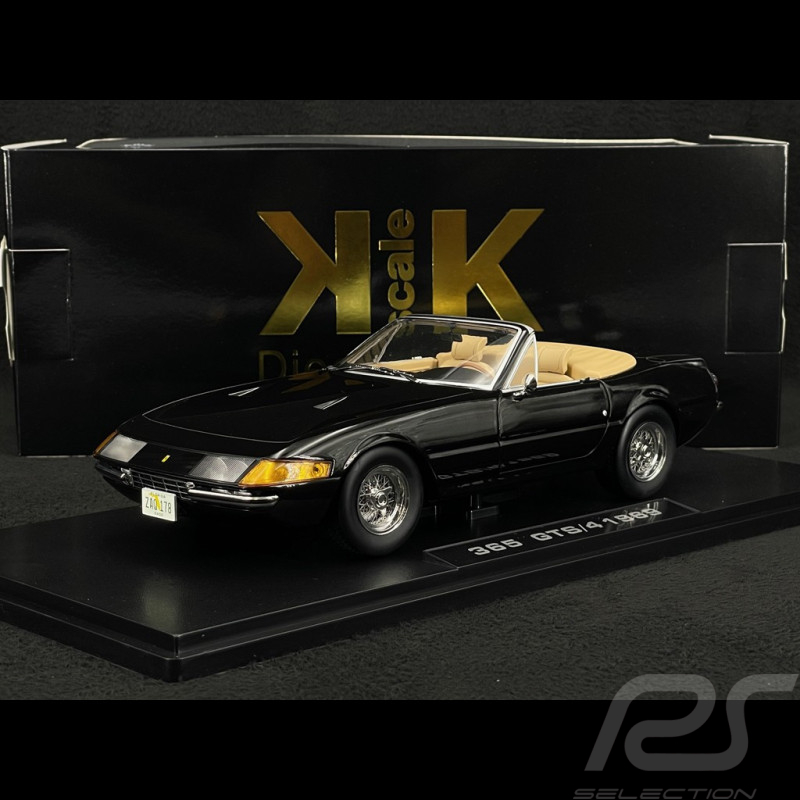 Ferrari 365 GTB Daytona Spider Open 1969 Deux Flics à Miami Noir 1/18 KK Scale KKDC180612