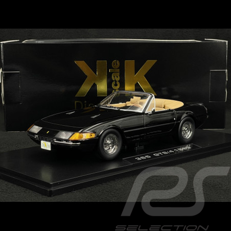 Ferrari 365 GTB Daytona Spider Open 1969 Deux Flics à Miami Noir 1/18 KK Scale KKDC180612