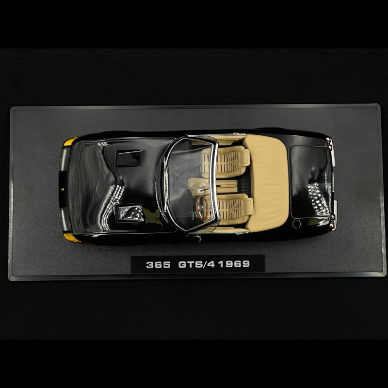 Ferrari 365 GTS4 Daytona 1969 Cabriolet Noir - Miniature 1/18 GIODI - Zamac - Italie