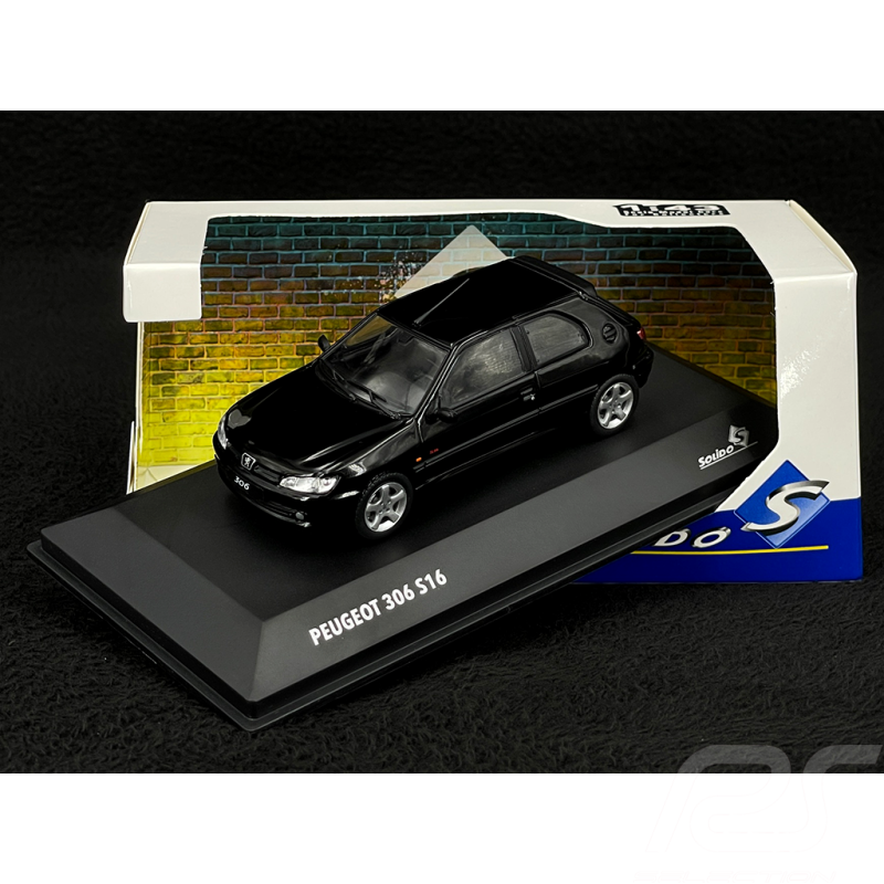 Peugeot 306 S16 1994 Noir Onyx 1/43 Solido S4311405