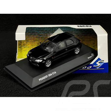 Peugeot 306 S16 1994 Onyx Schwarz 1/43 Solido S4311405