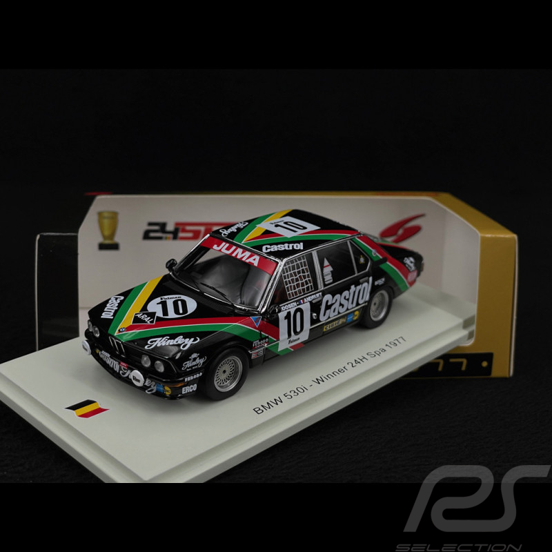 BMW 530i n°10 Sieger 24h Spa 1977 1/43 Spark 43SPA1977
