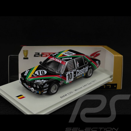 BMW 530i n°10 Sieger 24h Spa 1977 1/43 Spark 43SPA1977