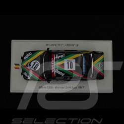 BMW 530i n°10 Winner 24h Spa 1977 1/43 Spark 43SPA1977