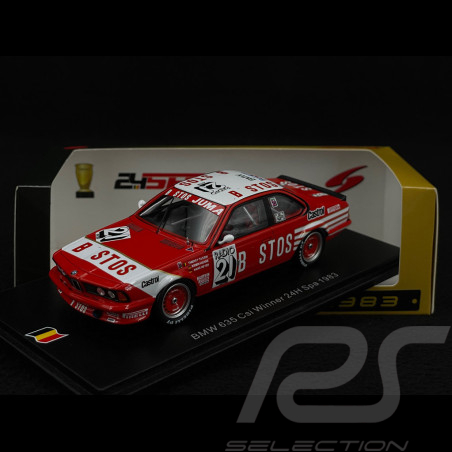 BMW 635 CSi n°21 Vainqueur 24h Spa 1983 1/43 Spark 43SPA1983